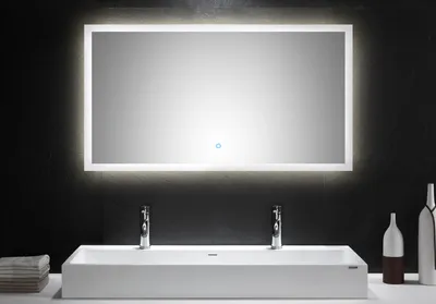 Produktbild von LED Spiegel 120x65 cm mit Touch Bedienung