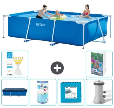 Immagine prodotto di Piscina fuori terra rettangolare - 300x200x75 cm - composta da 5 elementi - modello S146