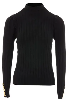 Immagine prodotto di Maglione lavorato a maglia da donna LUREA - Nero, XS/S