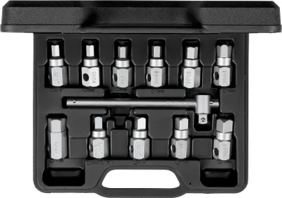 Zdjęcie produktu dla GEDORE red R15553004 Zestaw kluczy serwisowych do oleju z rękojeścią Q 3/8", 12-częściowy, 3301544