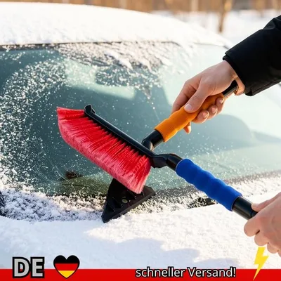 Produktbild von 2-in-1-Auto-Schneebürste und Eiskratzer Auto-Schaber Schneebürste