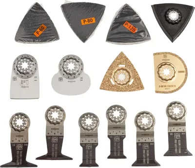 Imagen del producto de Fein Beat: Juego de accesorios multifunción para herramientas de renovación - 26 piezas - Starlock