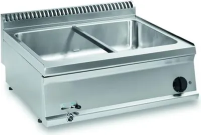 Produktbild von KBS Elektro-Bainmarie 1 Becken Gn 2/1 anschlussfertig 700x700x280 mm 230Volt