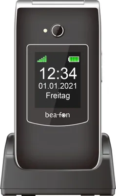 Produktbild von Beafon SL645 inkl. Ladeschale schwarz/silber