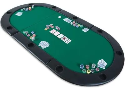 Obrázek produktu pro GamesPlanet® Poker podložka, 208 x 106 x 3 cm, zelená