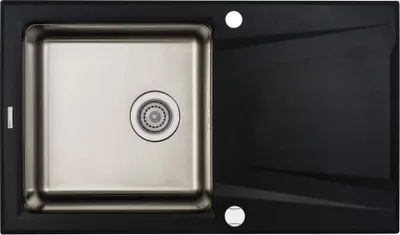 Produktbild von 1-bowl granite-steel sink with drainer