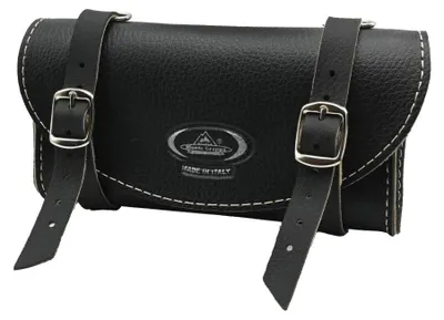 Produktbild von Satteltasche aus Leder – Retro, schwarz