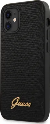 Zdjęcie produktu dla Guess Hard Case Lizard dla Apple iPhone 12 mini 5,4" Czarny
