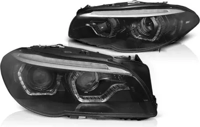 Obrázek produktu pro LED světlomety typu „Angel Eyes“ vhodné pro BMW řady 5 F10/F11 Sedan/Touring 2013–2016, černé