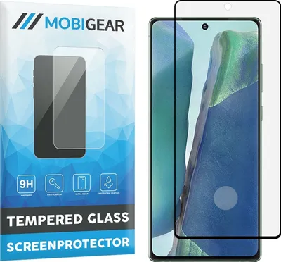 Produktbild von Mobigear Premium  Samsung Galaxy Note 20 Panzerglas Gehärtetes Glas Displayschutz - Hüllenfreundlich - Schwarz