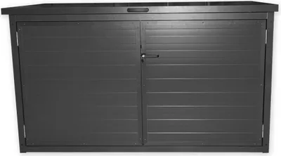 Produktbild von Trend Pool Technikbox Premium XL | DIY | 235 x 100 x 106 cm | Paneel RAL 7016 Anthrazit  / Rahmen RAL 7016 Anthrazit | ohne Inhalt