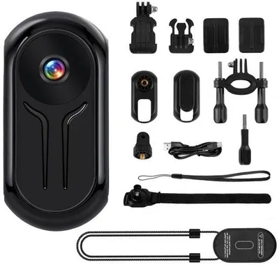 Obrázek produktu pro Mini akční kamera – 1080p Full HD – bodycam – noční vidění – magnetická – sportovní – bezpečnostní kamera – včetně příslušenství