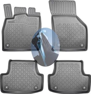 Produktbild von Z518109 TPE-Gummifußmatten kompatibel mit  Audi A3  8V Schrägheck Hatchback 3-türer 2012-2020