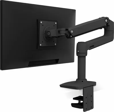 Produktbild von Ergotron Montagearm für Monitor - Mattschwarz - 1 Unterstützte(r) Display(s)Bildschirmgröße: 86,4 cm (34 Zoll) - max. 11,30 kg Traglast - 75 x 75, 100 x 100