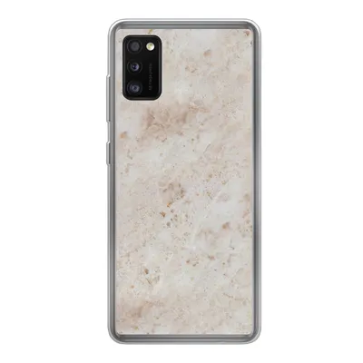 Produktbild von MuchoWow® Handyhülle Schutzhülle Hülle für Samsung Galaxy A41 Marmor - Muster - Braun Silikon Softcase Handy Hülle - Mobiltelefon