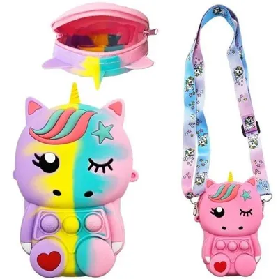 Produktbild von Silikontasche mit Einhornmotiv – Trifox
