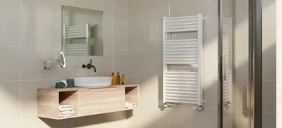 Obrázok produktu pre Teleso kúpeľňové rúrkové Isan Duo 1230/600 BIELA ​​DDUO12300600SK01