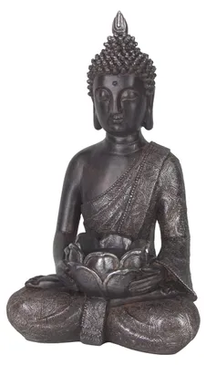 Image de Sculpture de Bouddha décorative, pour intérieur et extérieur