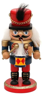 Produktbild von Holzfigur eines Räuchermännchens als Nussknacker, ca. 16 x 7 x 16 cm