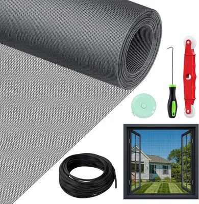 Obrázok produktu pre Sieťka proti hmyzu 120 x 300 cm, na okno, ochrana proti hmyzu