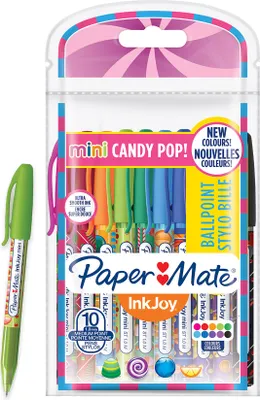 Image de PAPER MATE Kugelschreiber InkJoy 100 Kappe 10St. Candy Pop
