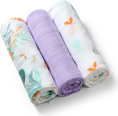Zdjęcie produktu dla Pieluszki bambusowe 3 szt BabyOno - liliowe