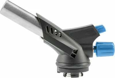 Produktbild von Högert Technik HT2C505 Gas‑Blowlötkolben – Gasbrenner mit Piezo‑Zündung, Propan/Butan, bis 1300 °C, für Grill, Werkstatt & Haushalt