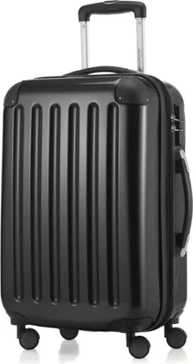 Productafbeelding van Handbagagekoffer 55 cm, zwart - Lichtgewicht en duurzaam