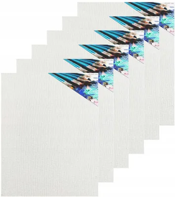 Produktbild von PE 6 Malkarton Leinwand 20x30 cm Baumwolle Grundiert