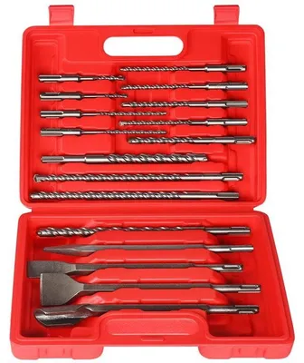 Produktbild von 17-teiliger Satz Bohrer und Meißel SDS+ KD10068