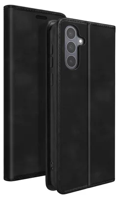 Obrázok produktu pre Avizar, puzdro na peňaženku pre Galaxy S26 FE, vzhľad zamatovej látky, s možnosťou použitia ako stojan, čierna farba