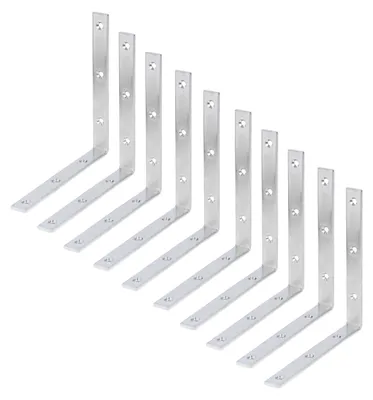 Zdjęcie produktu dla Alberts 849290 Kątownik belkowy, wąski, ocynkowany galwanicznie, pasywowany grubą warstwą, 180 x 180 x 20 mm, zestaw 10 sztuk