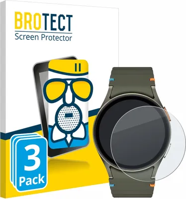 Produktbild von 3x BROTECT Entspiegelungs Schutzglas für Samsung Galaxy Watch 6 / 7 / 8 (40 mm) Schutzfolie Panzer Folie Glas Display Schutz matt