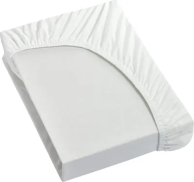 Zdjęcie produktu dla Prześcieradło z gumką 90x200, 100% bawełna, białe