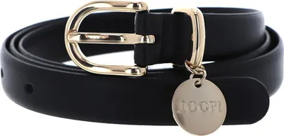 Produktbild von JOOP! Leder Gürtel 2,0 CM Women's Belt With Pendant W110 Black schwarz