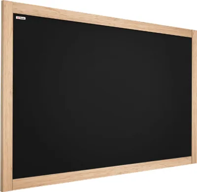 Produktbild von Kreidetafel mit naturlackierten Holzrahmen 90x60cm