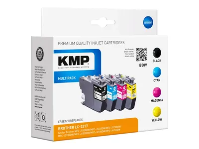 Produktbild von KMP Patrone Brother LC-3217VA LDR Multip. 4x550 S. B58V refilled