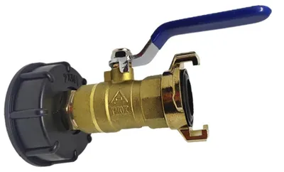 Imagen del producto de Solidchoice - Adaptador para tanque S60 x 6 con válvula - Conexión de 3/4"