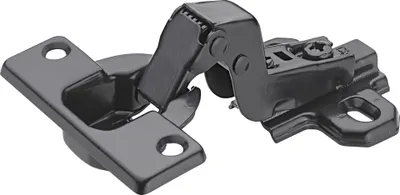 Produktbild von Hettich Topfscharnier SlideOn Stahl zum Aufschrauben innenlegend Ø 35 mm schwarz
