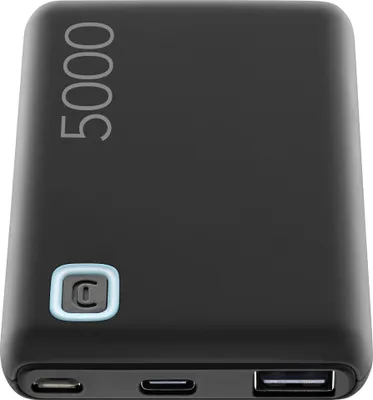Produktbild von Cellularline Power Bank ESSENCE 5000, 5000 mAh, Lithium Polymer (LiPo), 12 W, Schwarz