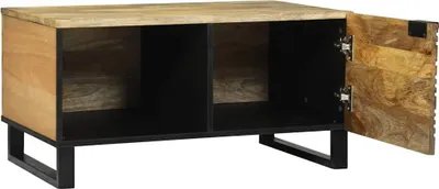 Zdjęcie produktu dla Stolik Kawowy Brązowy 80 X 50 X 40 Cm Lite Drewno Mango Lumarko!