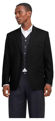 Image de Jack & Jones 12270096_2161_1172407_50, Homme, Noir, Blazer, Adulte, Décolleté à boutonnage, Bouton