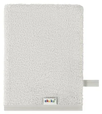 Imagen del producto de Guante de lavado para bebés Akuku, talla XL, 100% algodón, color gris