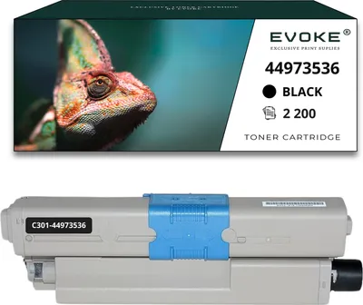 Produktbild von Toner für OKI 44-301B 44973536 Schwarz (black) | Ersatz für C301dn C321dn MC332dn MC342dn MC342dnw