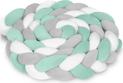 Image de Tour de lit Ricokids 3 m - gris menthe
