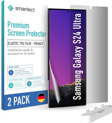 Produktbild von 2x TPU Sichtschutzfolie für Samsung Galaxy S24 Ultra Panzerfolie Blickschutz