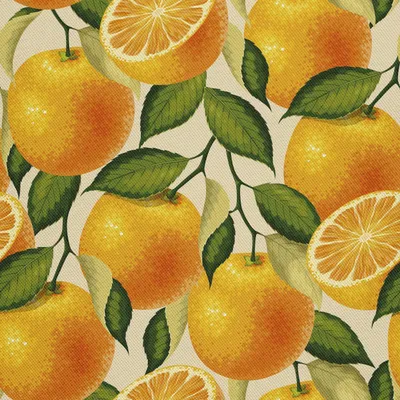 Produktbild von OUTDOOR DEKOSTOFFE OXFORD - Motiv Orangen I DX048