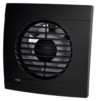 Imagen del producto de Ventilador de techo ELPlast Aero RS100L+ Onyx con iluminación LED y válvula antirretorno