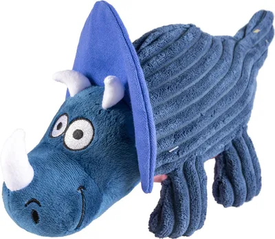 Produktbild von Duvo+ Hundespielzeug Dino Triceratops blau