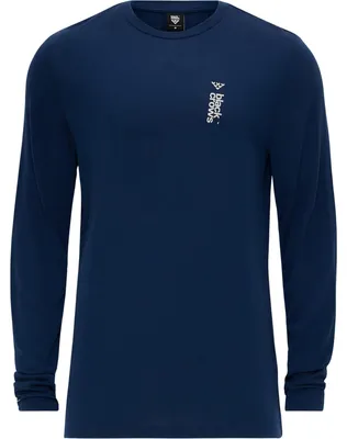 Productafbeelding van BLACK CROWS M LS Merino Crew, herenlongsleeve shirt, donkerblauw, maat M
